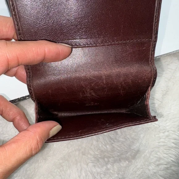 Gucci Dark Brown Monogram Card Holder